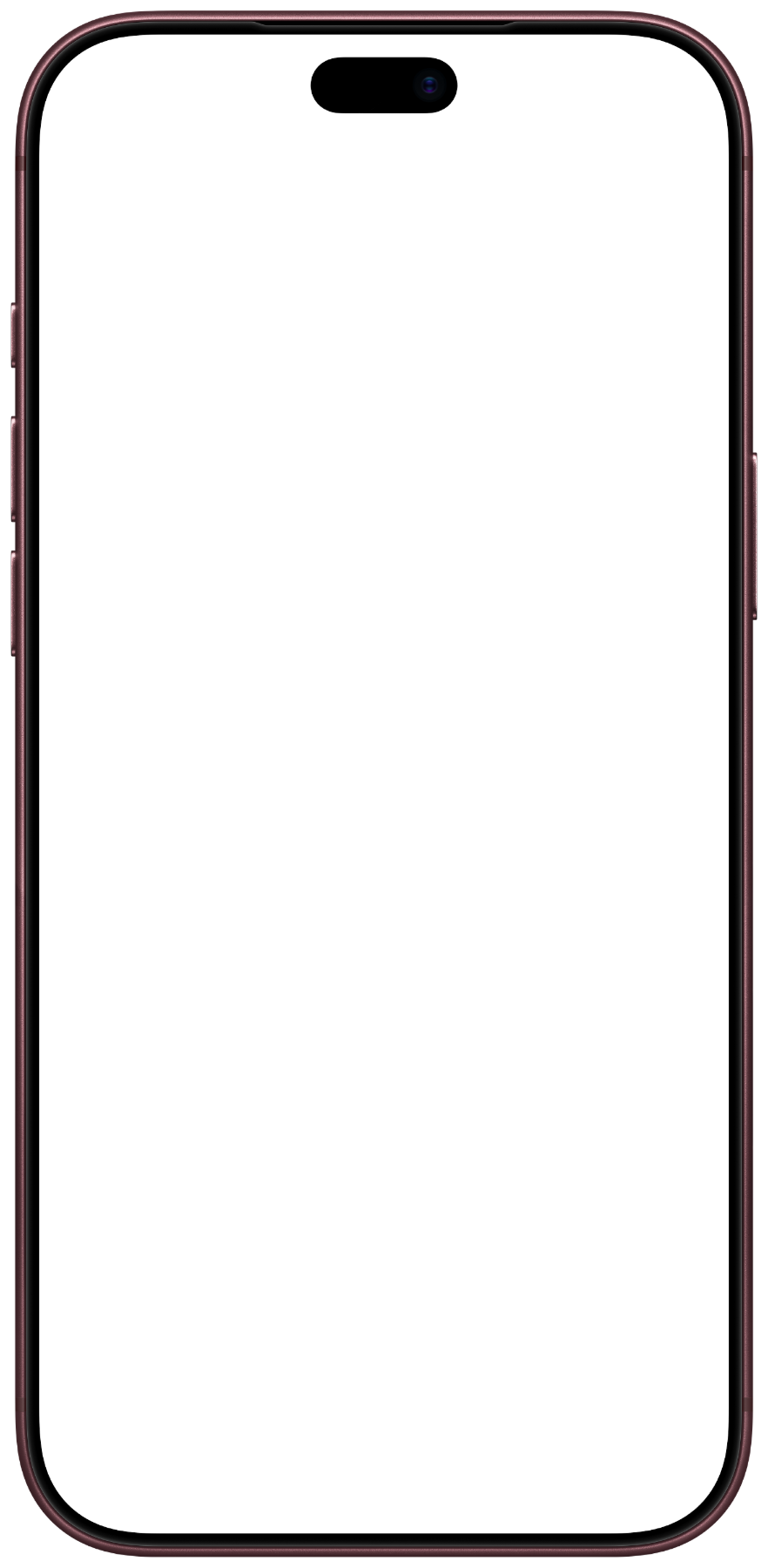 Amora sa iPhone 18 Pro Max na Burgundy